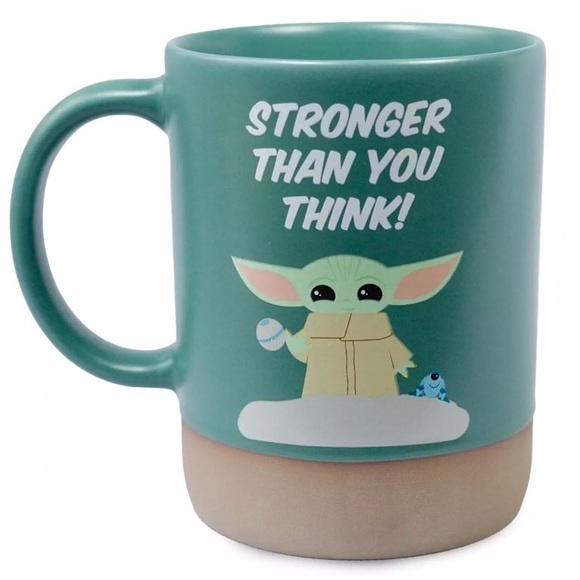 Disney Other - Disney Star Wars The Mandalorian Grogu Stronger Than You Think Coffee Mug